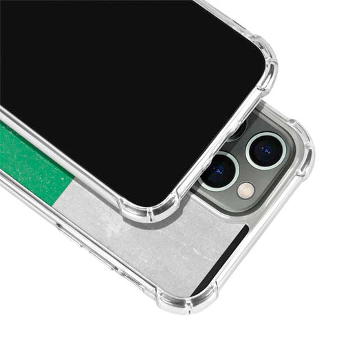 Bulgarian Flag Distressed iPhone 13 Pro Max Clear Case